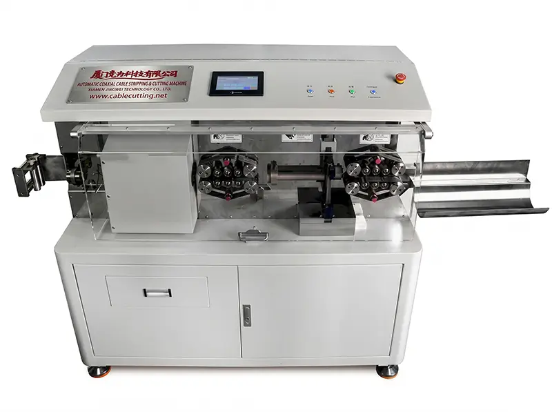 WPM-9935 - Automatisk koaksialkabel skære- og afisoleringsmaskine til industriel produktion
