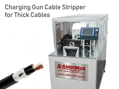 Automatisk kabelafisoleringsmaskine til opladningspistol WPM-5010 - Trådskæring og afisolering