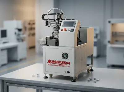 Automatisk krystalhovednittepresse til RJ45-stik SJM01