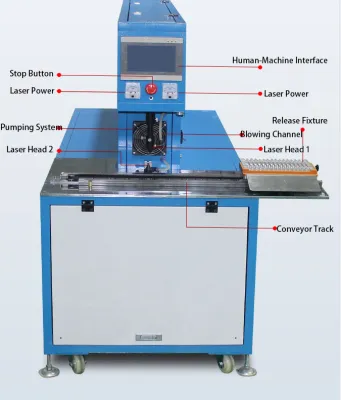 Elektrisk Slide Table CO₂ Laser Trådafisolering maskine CLS60-D Thumb