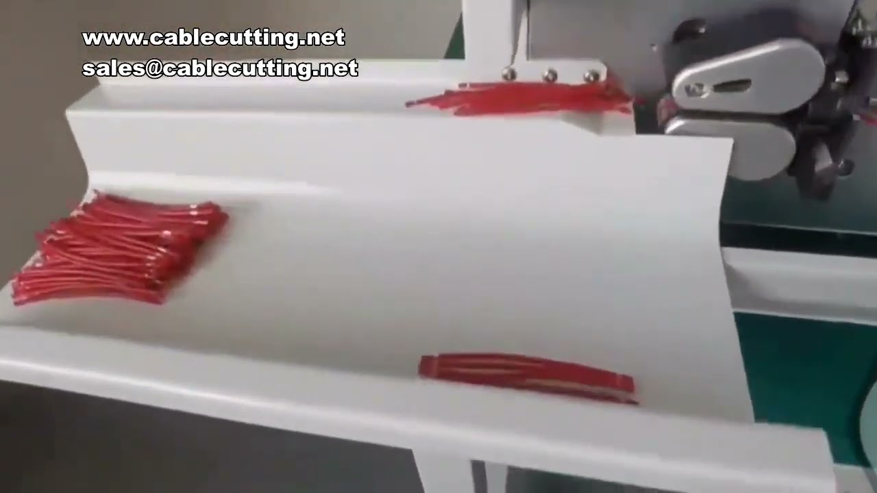 1 10mm2 Single Core Cable Cutting Stripping Machine Touch Screen Automatic Wire Stripping Machine