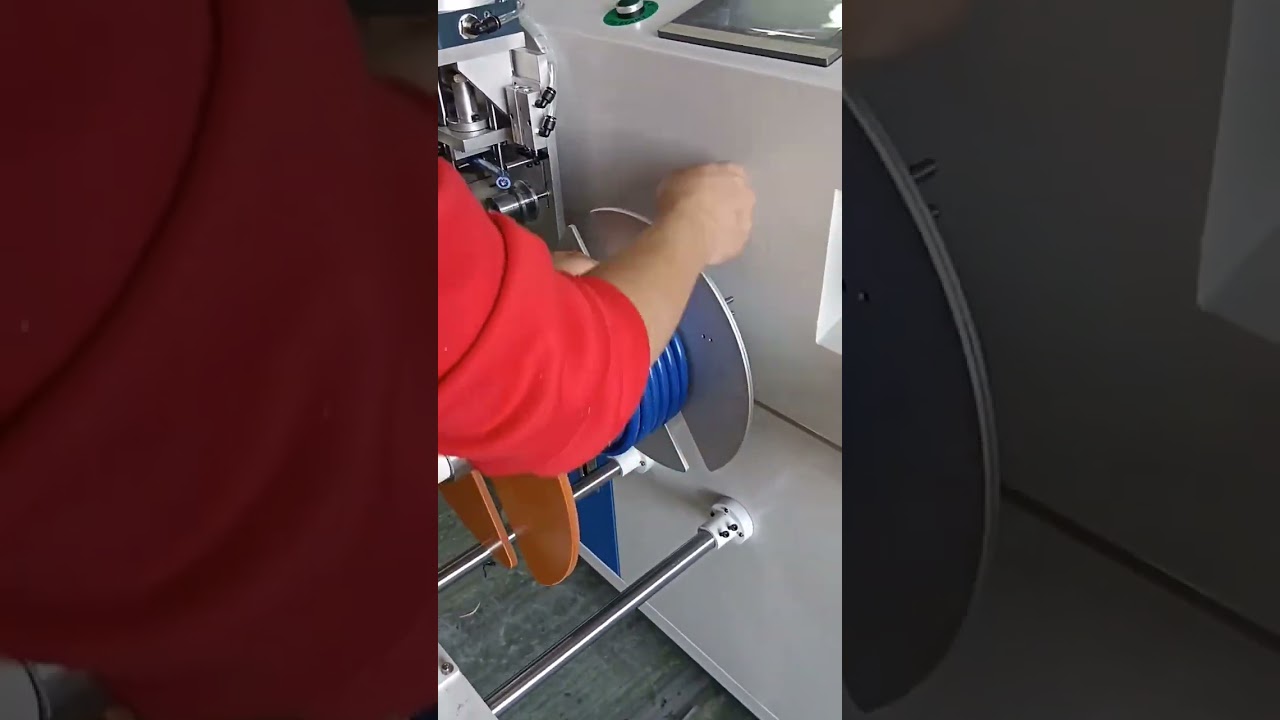 Automatic Meter Counting, Traversing, Cutting, Wire Winding & Tying Machine 1mm 16mm Diameter