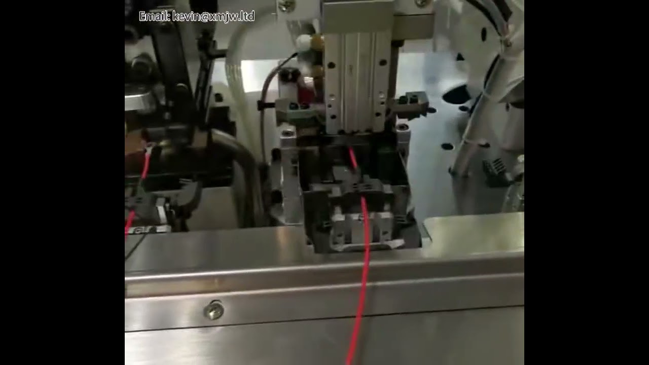 Fully Automatic Wire Cutting, Peeling, Crimping, Threading Baking Heat Shrink Tube Machine, Efficien