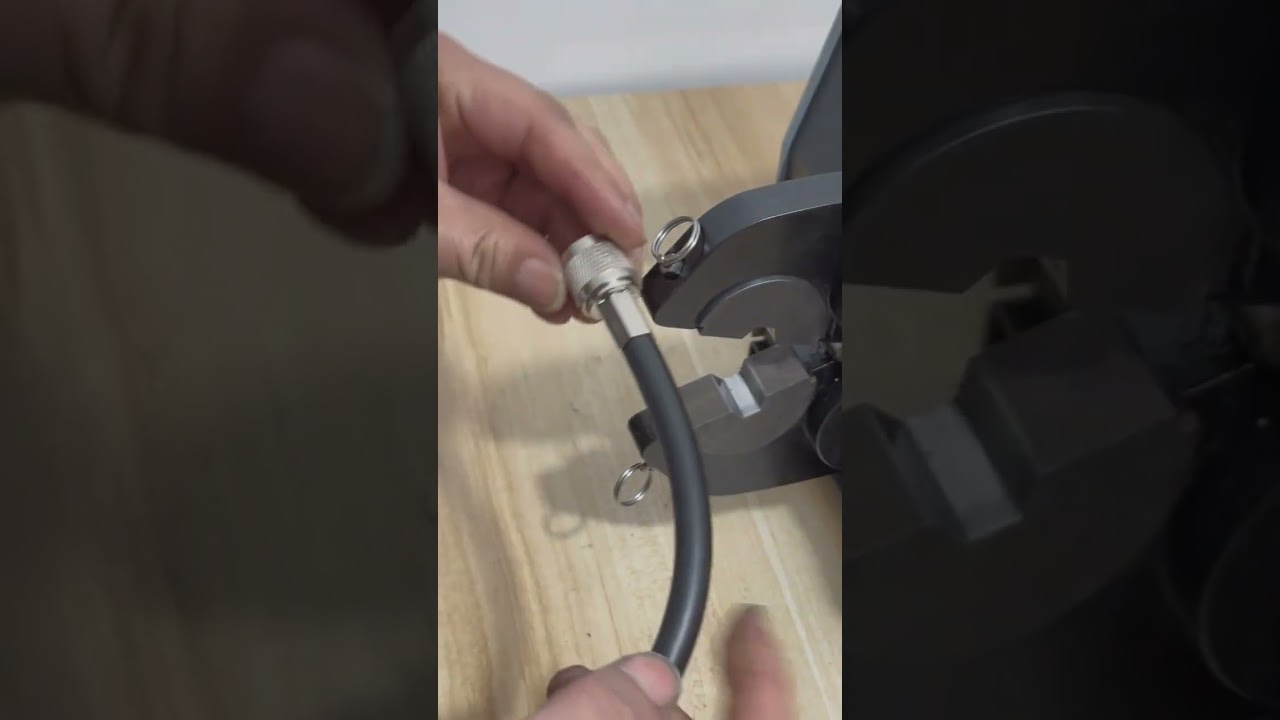 500A Pneumatic Terminal Crimping Machine Coaxial Terminal Crimping #factory #machine