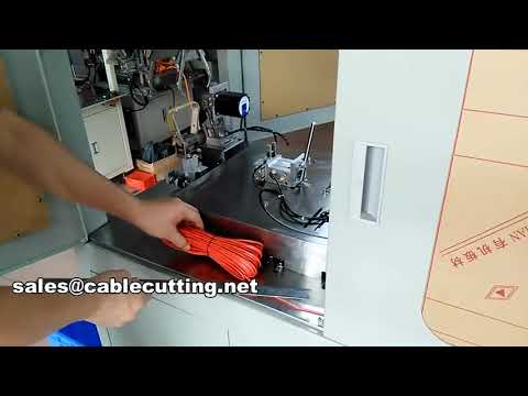 full automatic cable stripping cutting winding tying machine WPM-B1L