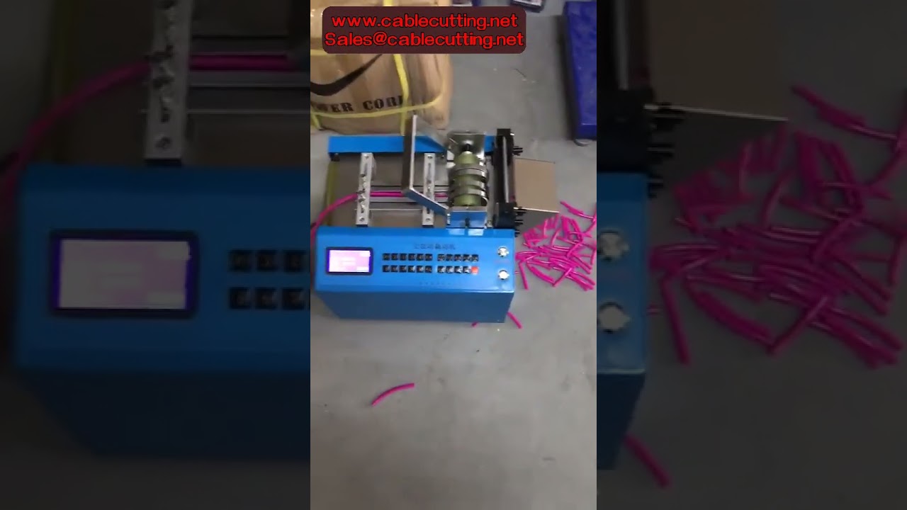 Automatic Heat Shrink Tube Cutting Machine Nickel Strip Cutting Machine Sleeve Pipe Cutter