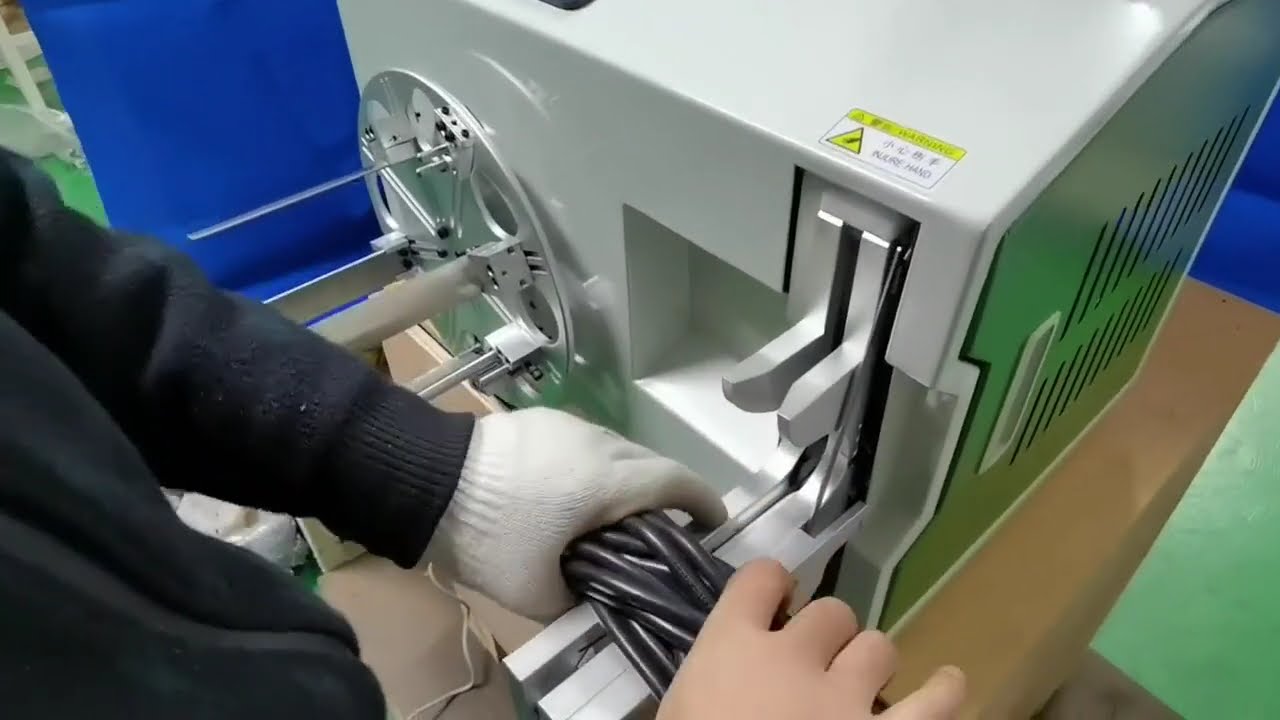 Effektiv vikle- og bindemaskine 4080mm – automatisk spolebinding