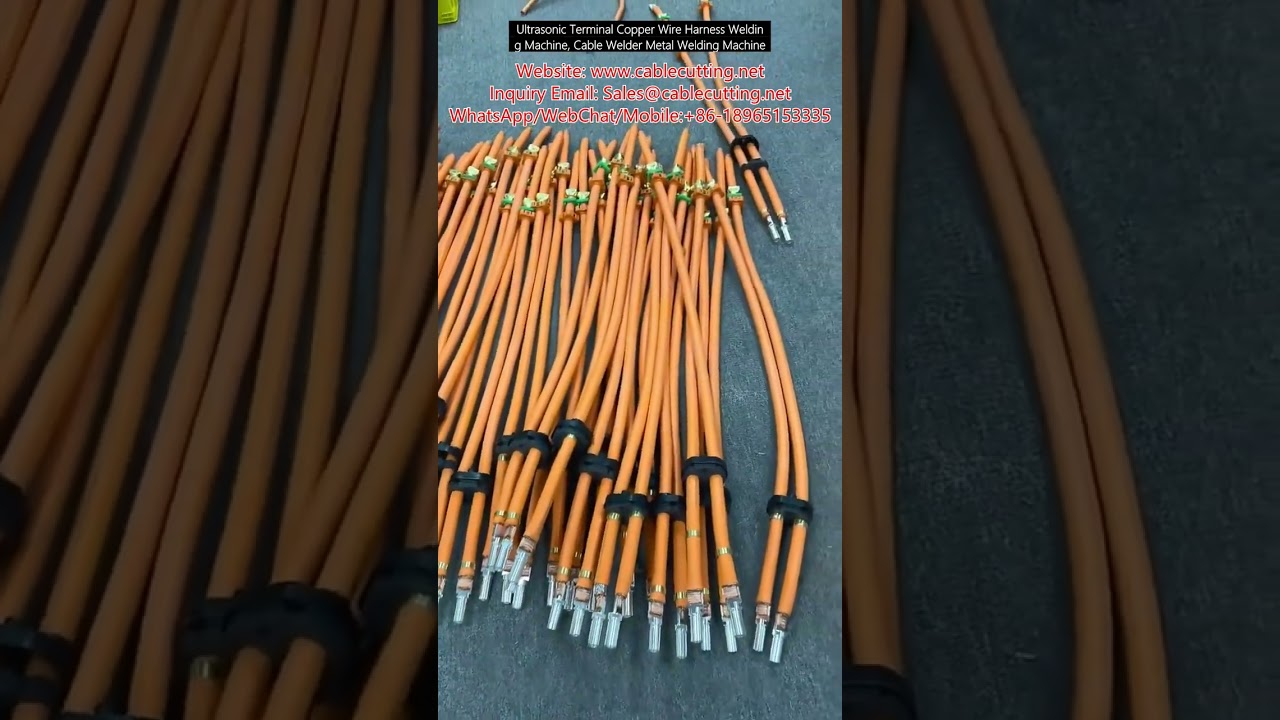 Ultrasonisk terminal- og kobbertrådharvesvejsemaskine – Kabel- & metalsvejser