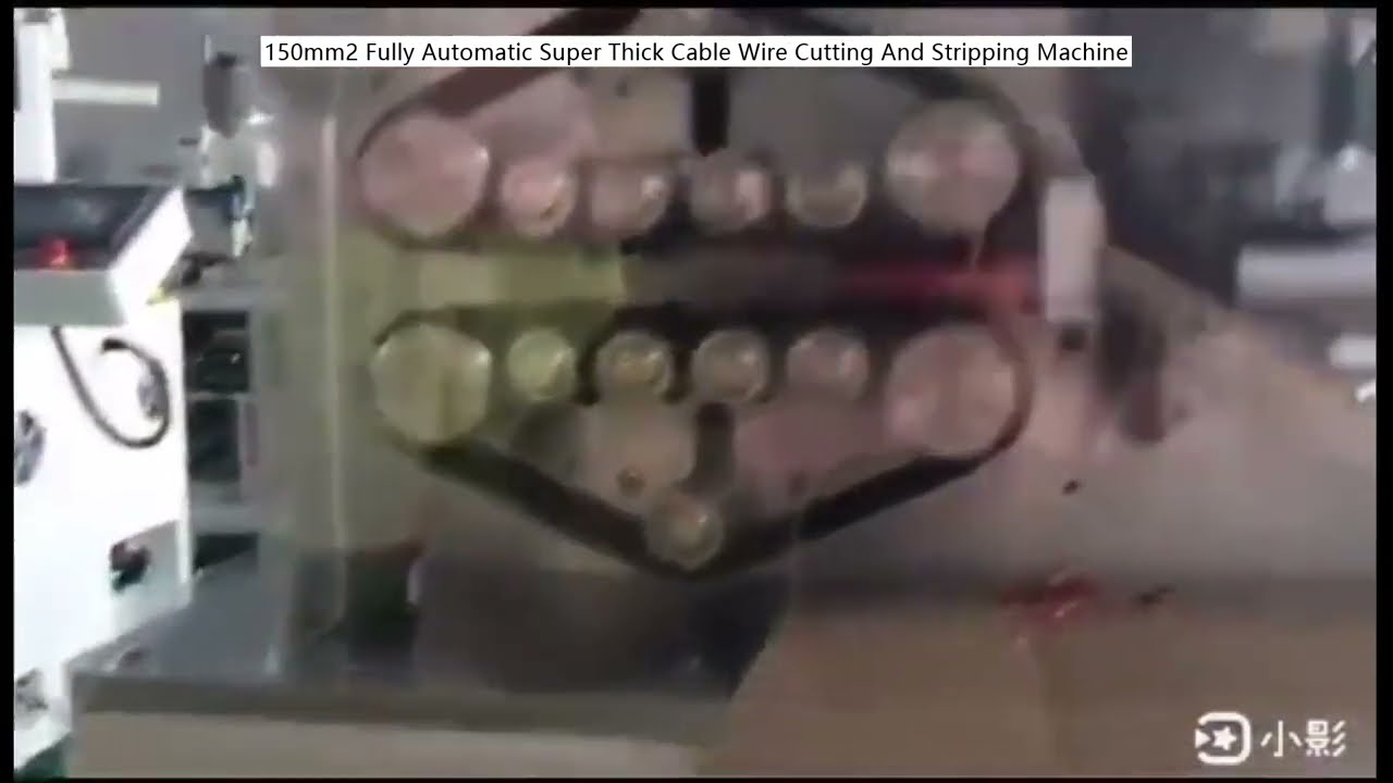150mm2 Fuldautomatisk Supertyk Kabel Skære- og Afisoleringsmaskine