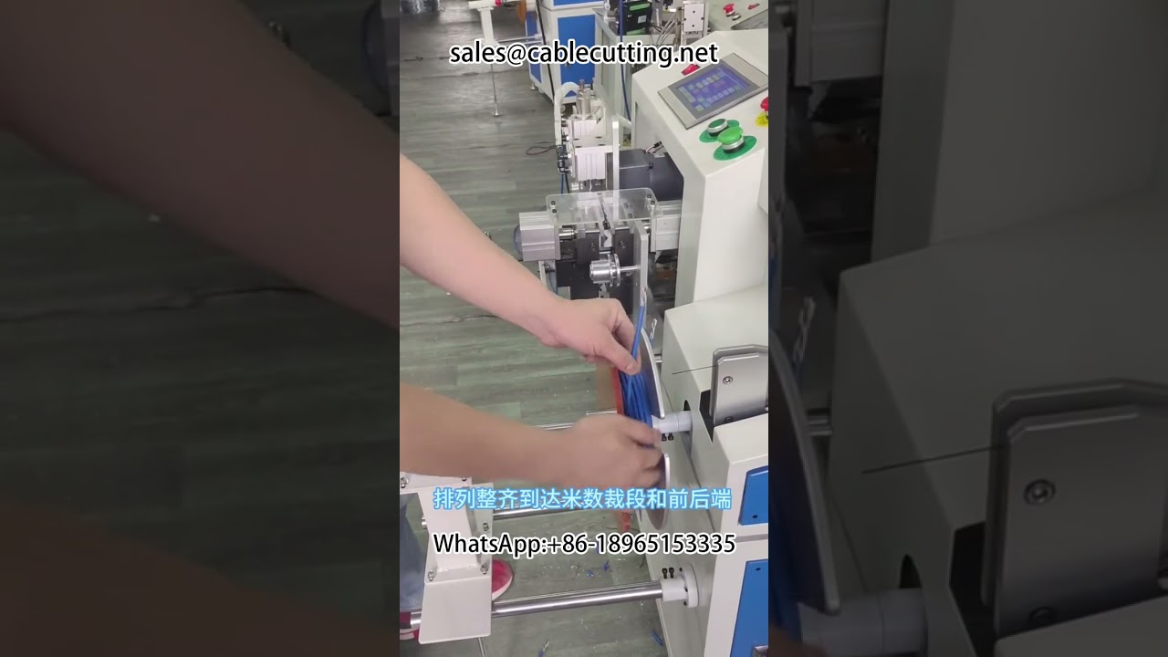 Automatic metre counting, winding, tying and stripping machine #netting #wire processing #wire windi