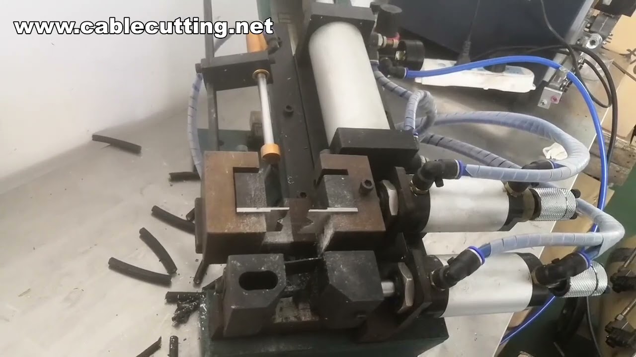 Gas- og elektrisk afisoleringsmaskine til tykke kabler, afisoleringsdiameter 15 mm