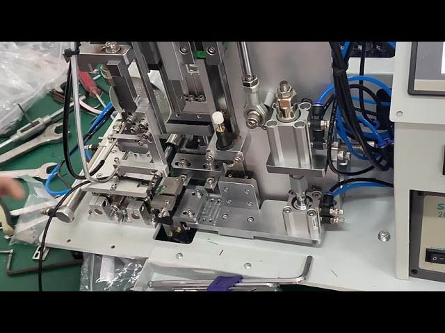 Multifunction Semi Automatic USB Cable Wire Soldering & Stripping Machine