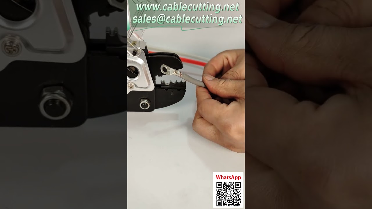 AM-10 Pneumatisk Crimptang: 0,5-10 mm² Bar Terminal - Punktkrimpning & Brugerdefineret Matrice til Automatiseret Ledningsbehandling