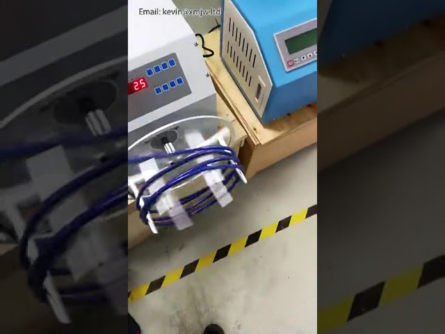 High speed automatic winding machine single wire data cables, USB earphone AC DC power wire bundle t