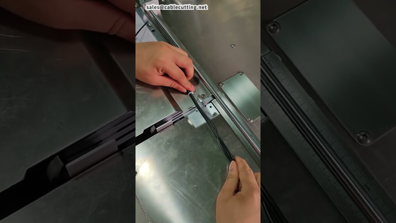 High Efficiency Automatic Nylon Cable Tie Machine Improves Productivity #factory #machine