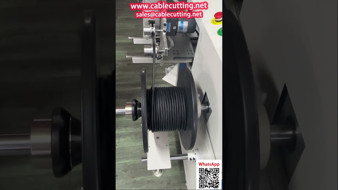 Enrouleuse Compteuse pour Câble Gainé   Supporte Bobine Plastique et Bobine Creuse