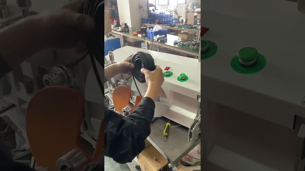 Precise Metering & Coiling Machine with Automatic Tying & Cutting for Network & Power Cables