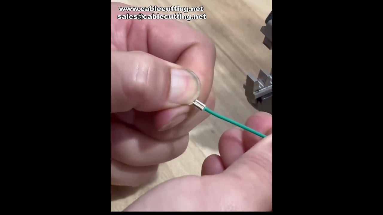 Pneumatic AM 10 Crimping Machine Seam Terminal Crimping Demonstration