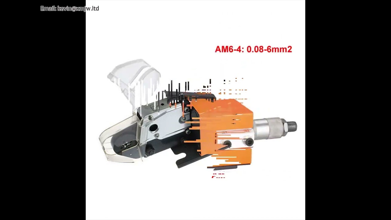 AM-6 Pneumatisk Terminalkrympemaskine 0,08-6mm² – Effektiv Krympning af Forsiolerede Terminaler