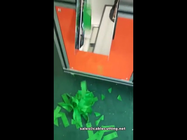 Ultrasonic tape shape cutting and punching machine