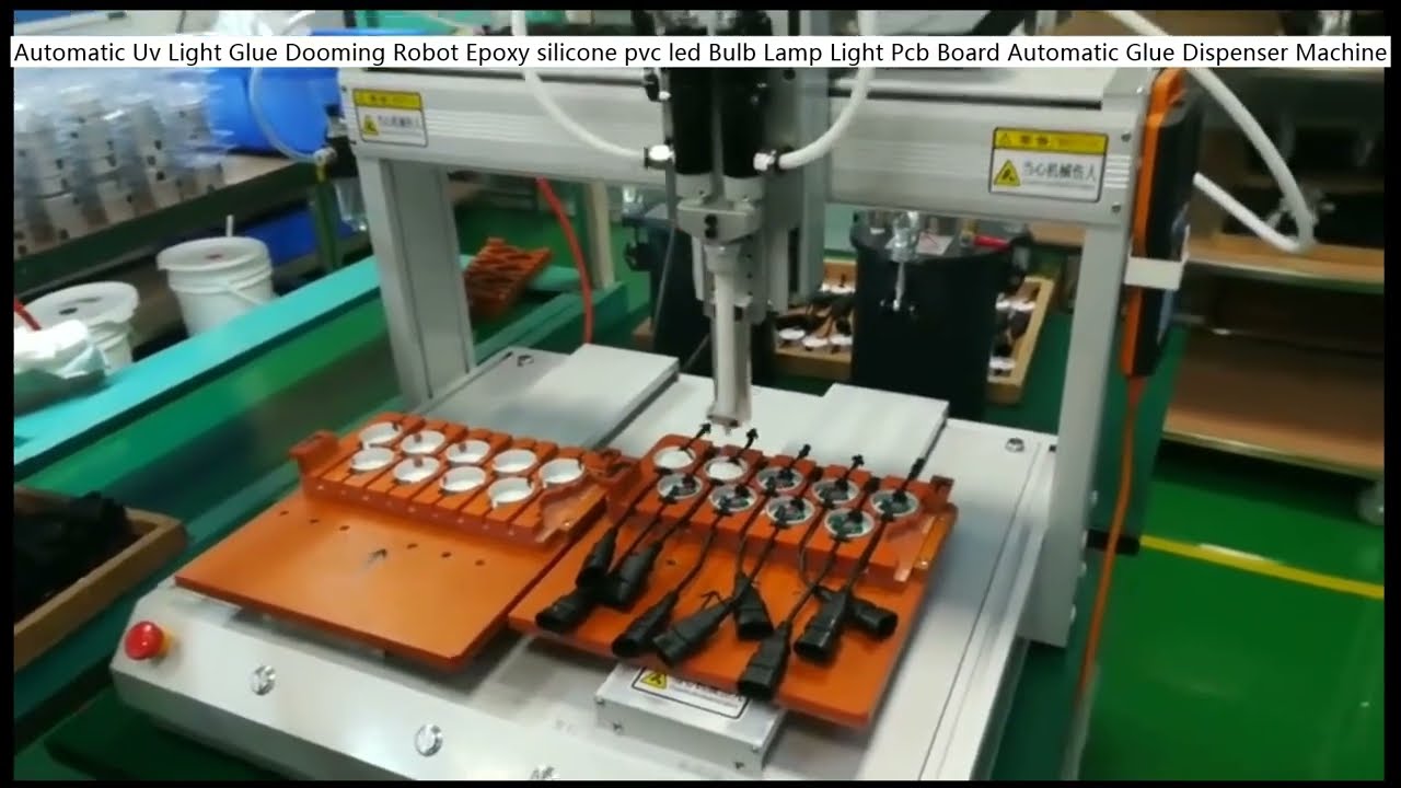 Automatisk UV-lim dispenseringsrobot til epoxy, silikone, PVC, LED-pærer og PCB-kort
