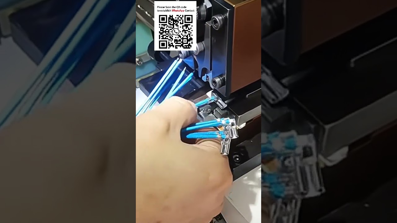 Loose Piece Flag Terminal Crimping Machine with Custom Applicator Dies