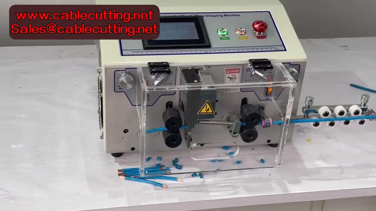 JES-0-1 Computerstyret Automatisk Afisoleringsmaskine til Kabler 0-10mm² med Touchskærm