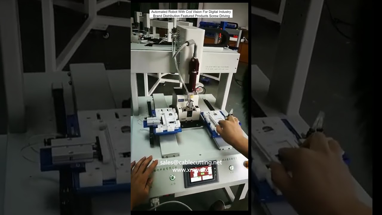 Automatisk robot med CCD-vision til digital industri - Mærkevareprodukter med skruetrækker