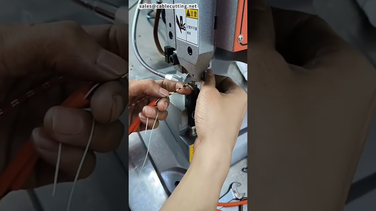 Copper Splice Crimping Machine for 3 in 1 Data Cable Time & Labor Saving