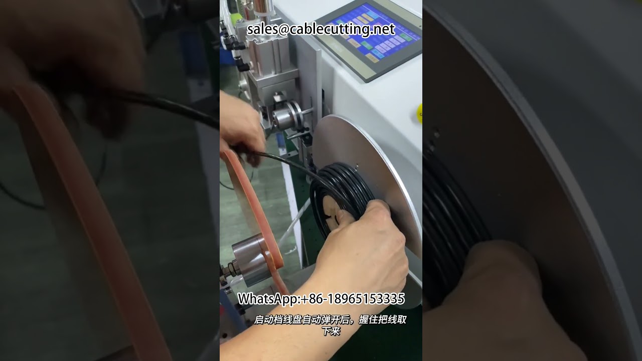 desktop automatic metre counting sorting winding cutting and tying machine #metre counting take up
