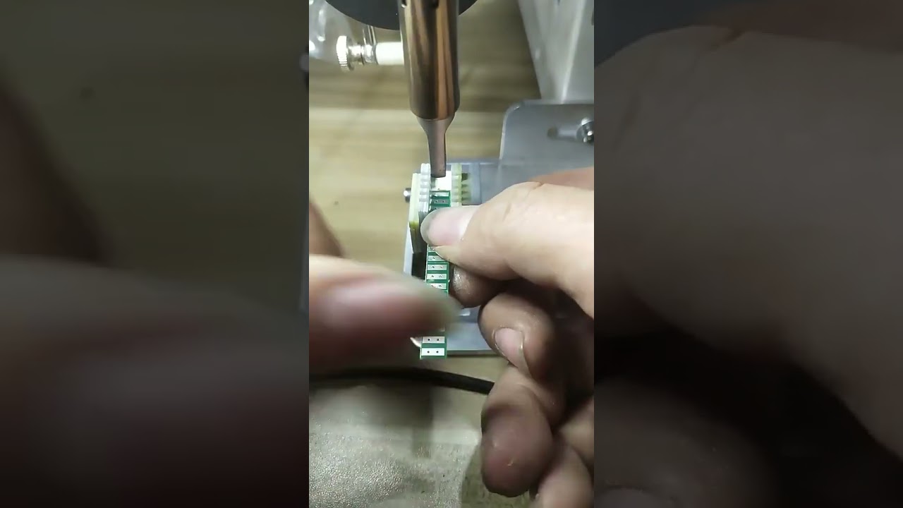 Wire Soldering Machine   Semi Automatic Aviation PlugSwitchLED StripCircuit Board Soldering