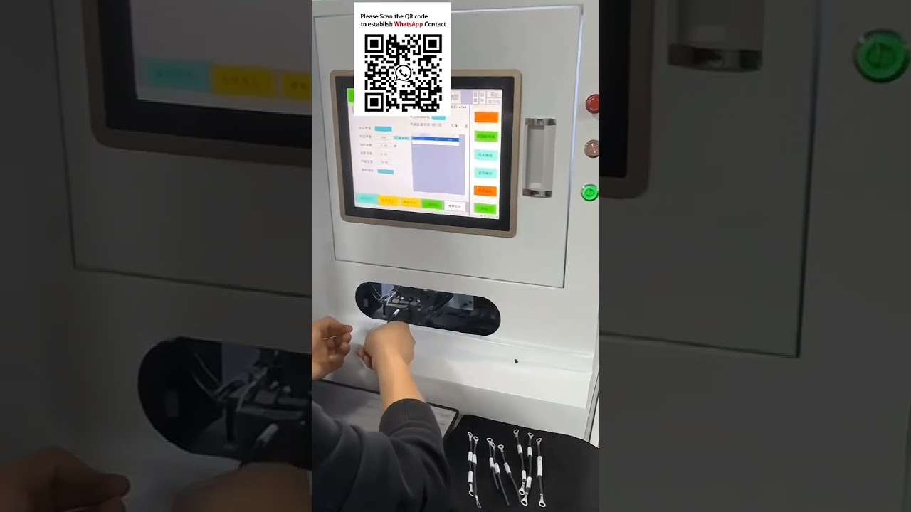 Automatic UT Terminal Machine Strip, Twist, Insert Number Tube & Crimp
