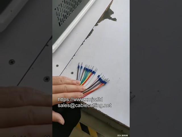 Automatisk afisolerings- og ferrulekrympemaskine