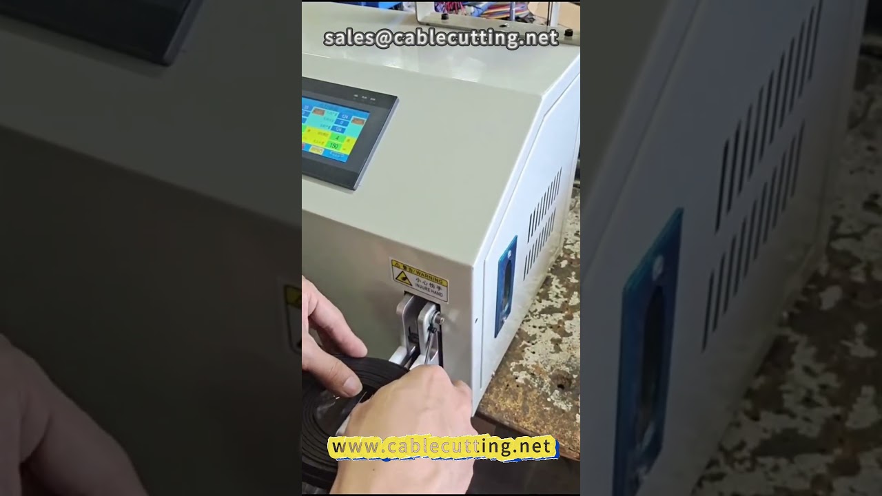 52 Flad netværkskabel vikle- og bindemaskine | Automatisk kabelpakning