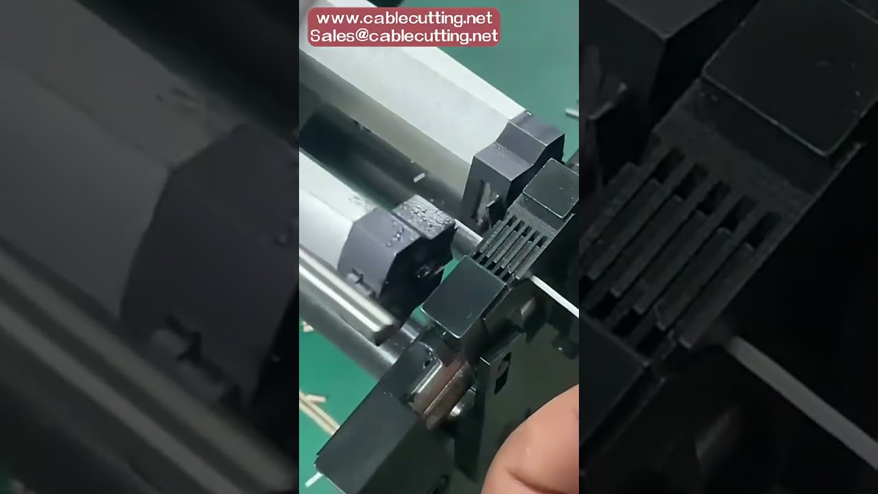 Automatisk koaksialkabel-afisoleringsmaskine til RG6, RG7, RG8, RG9, RG11, RG58, RG59, RG56, RG174, RG178, RG316 m.fl.