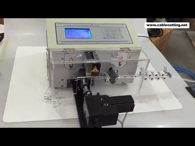 WPM-09T: Automatisk maskine til afisolering, skæring og vridning af ledninger