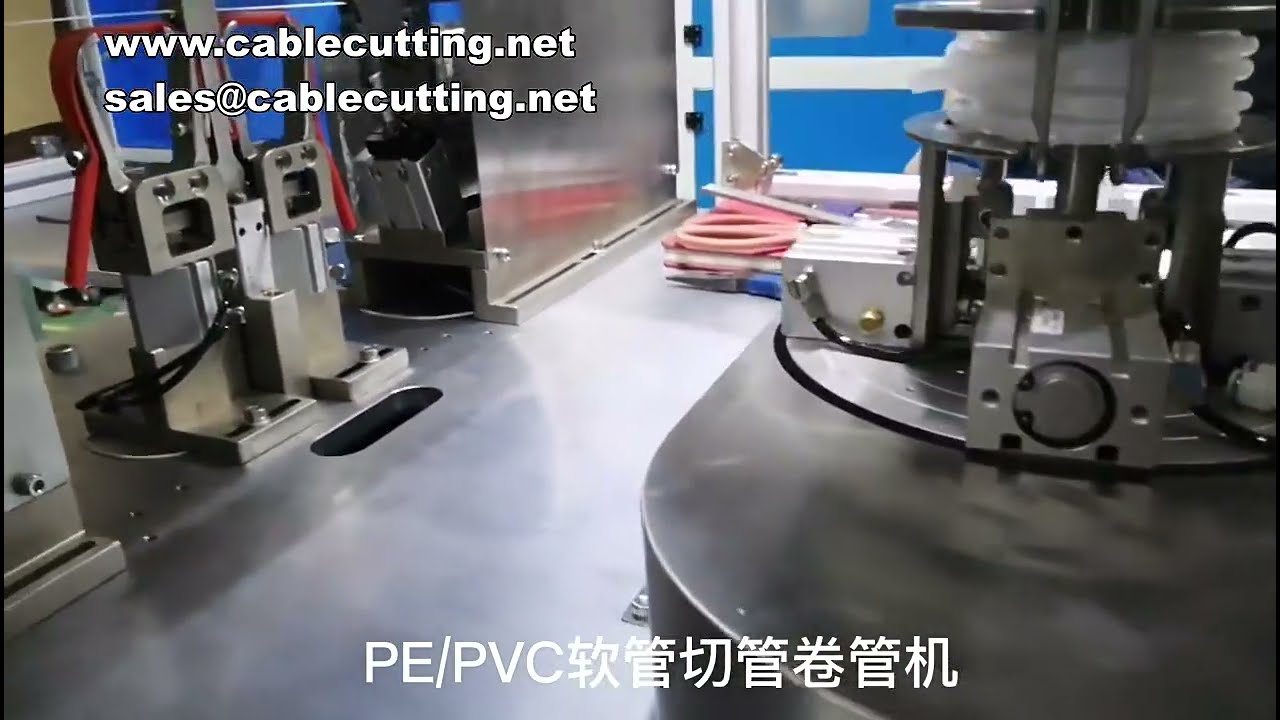 PVC slangeviklemaskine med automatisk skæring – effektiv håndtering af PE slanger og rør