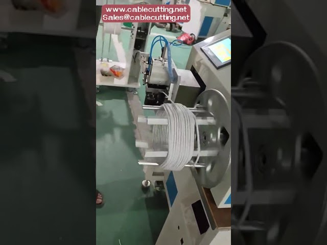 Wire Measuring And Cutting And Winding Machine